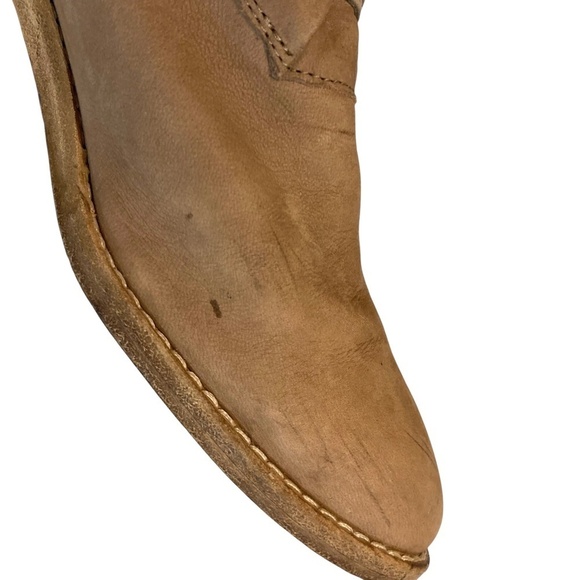 EILEEN FISHER Soul Nubuck Leather Ankle Desert Boots Antelope Brown - Picture 10 of 12